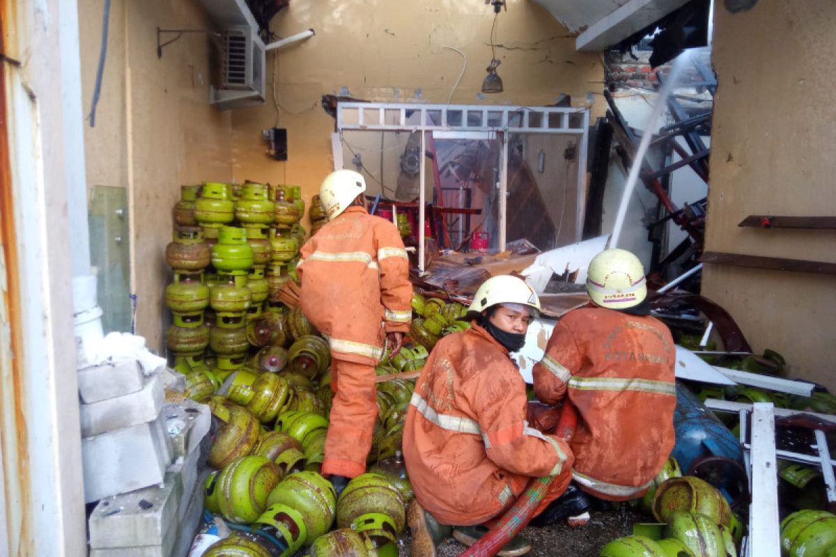 Delapan orang jadi korban kebakaran tabung elpiji di Surabaya