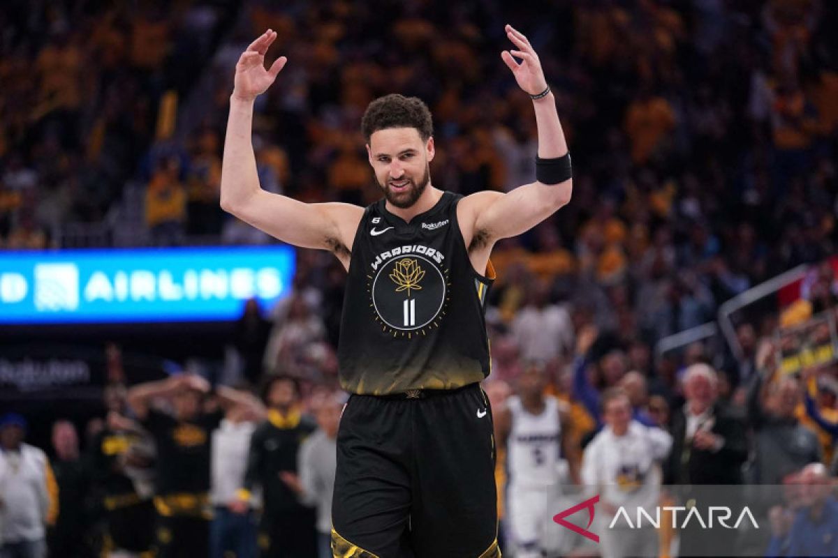 NBA: Klay Thompson di peringkat 10 untuk tripoin terbanyak