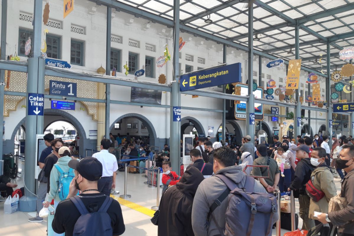 Some 362 thousand exodus train travelers departed from Jakarta: KAI