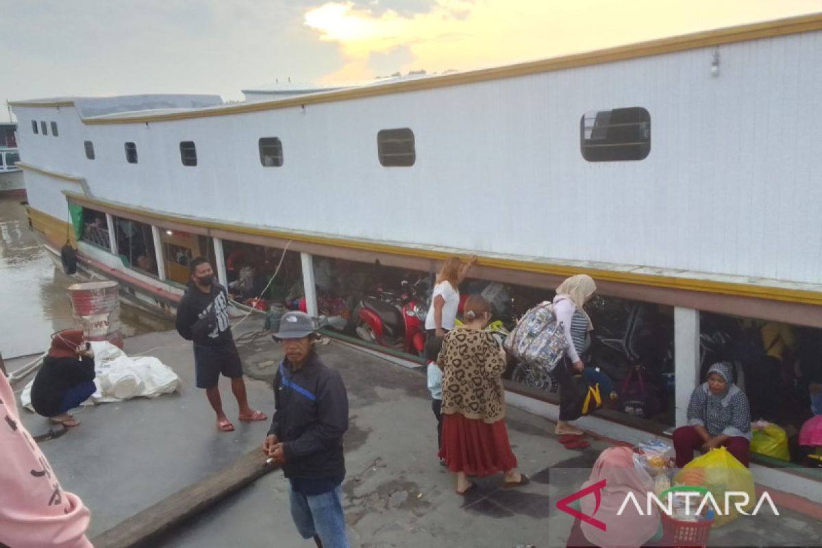 ARUS MUDIK- Transportasi sungai didominasi penumpang yang datang ke Samarinda