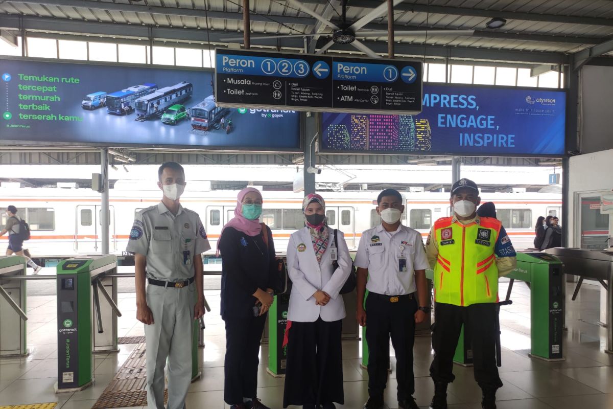 Jasa Raharja Tangerang Gelar Pemeriksaan Kesehatan Gratis di Stasiun Tangerang Dalam Rangka PAM Lebaran 2023