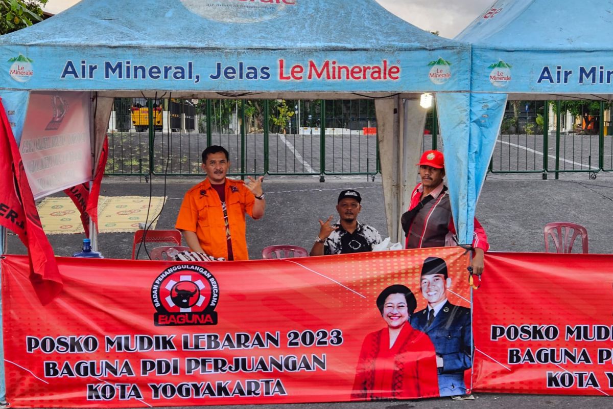 Layani pemudik dan wisatawan, DPC PDIP Kota Yogyakarta buka posko mudik