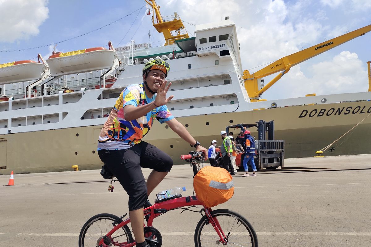 Cerita pemudik kayuh sepeda dari Cikarang Jabar sampai ke Lampung