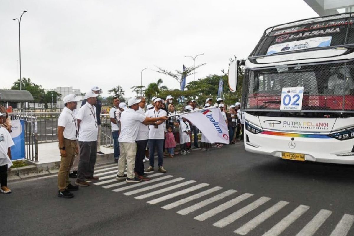 INALUM berangkatkan ratusan pemudik pada Mudik Gratis BUMN 2023