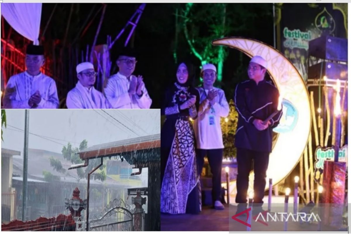 Kalsel kemarin, Hujan lebat melanda Kota Banjarbaru hingga festival kemilau Ramadhan perkuat syiar Islam
