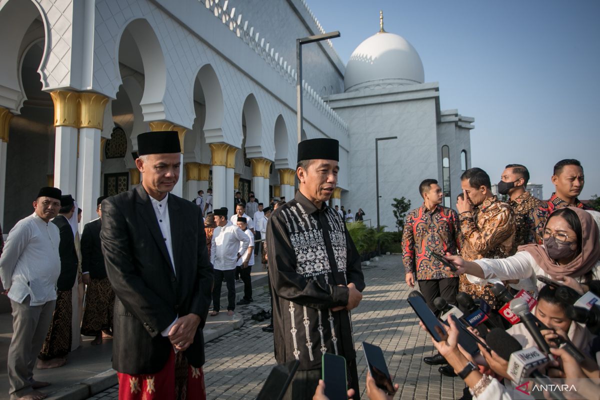 Jokowi sebut sejumlah nama yang berpotensi dampingi Ganjar Pranowo