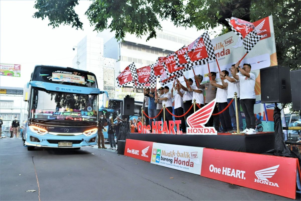 AHM antarkan 2.009 konsumen ikuti mudik bareng Honda 2023