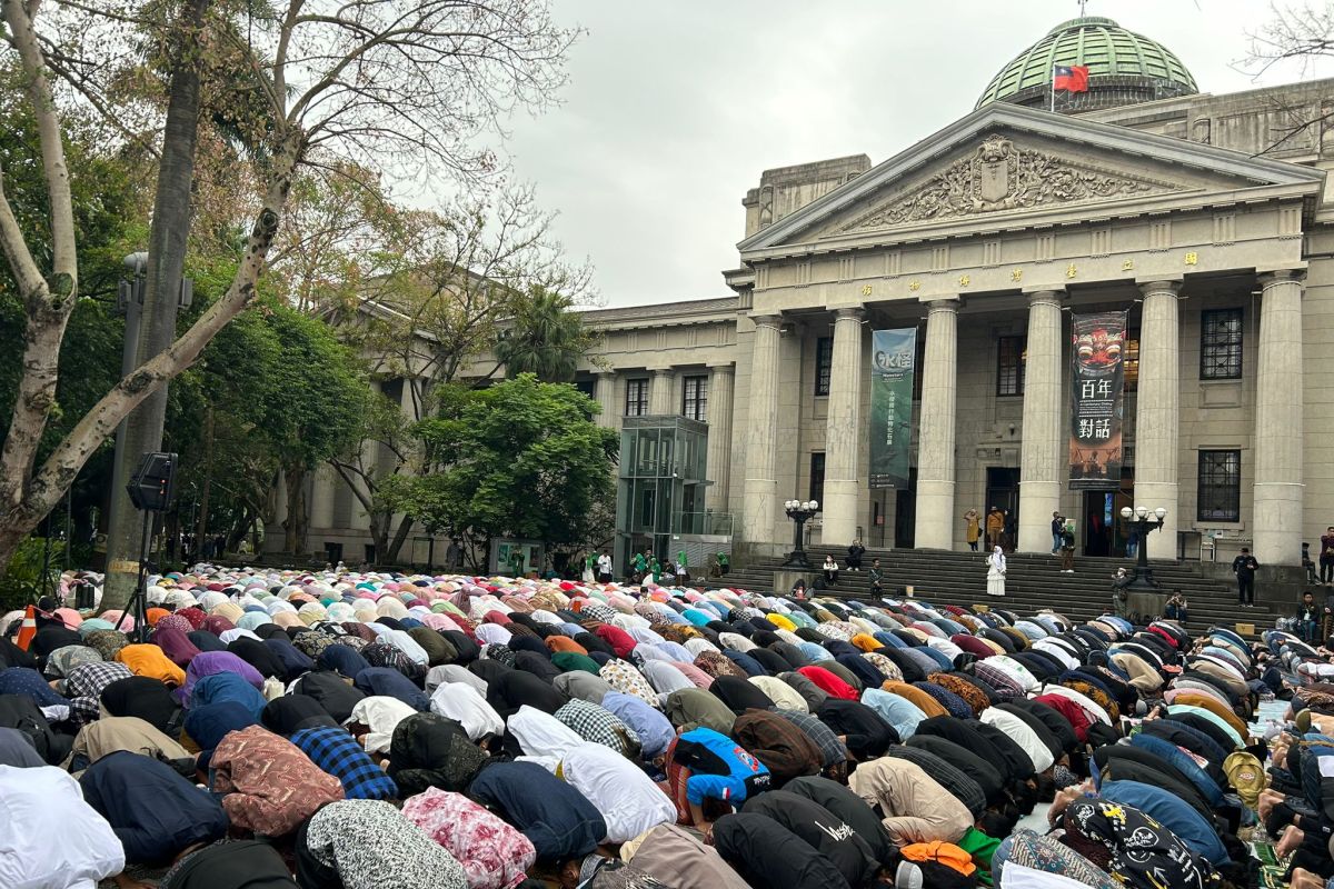 Shalat Idul Fitri di Taiwan pecah rekor diikuti 15 ribu WNI