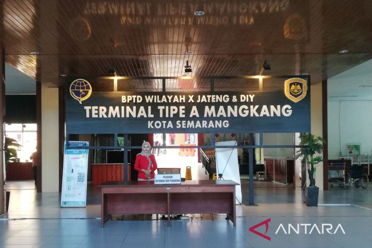 Terminal Mangkang Semarang catat kedatangan 6.100 pemudik