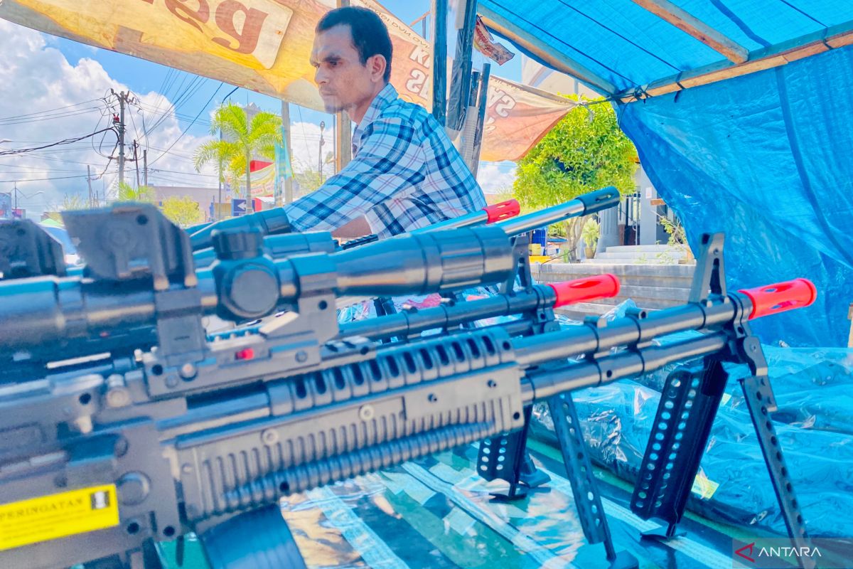 Permintaan senjata mainan di Aceh Barat meningkat saat Lebaran, cuan