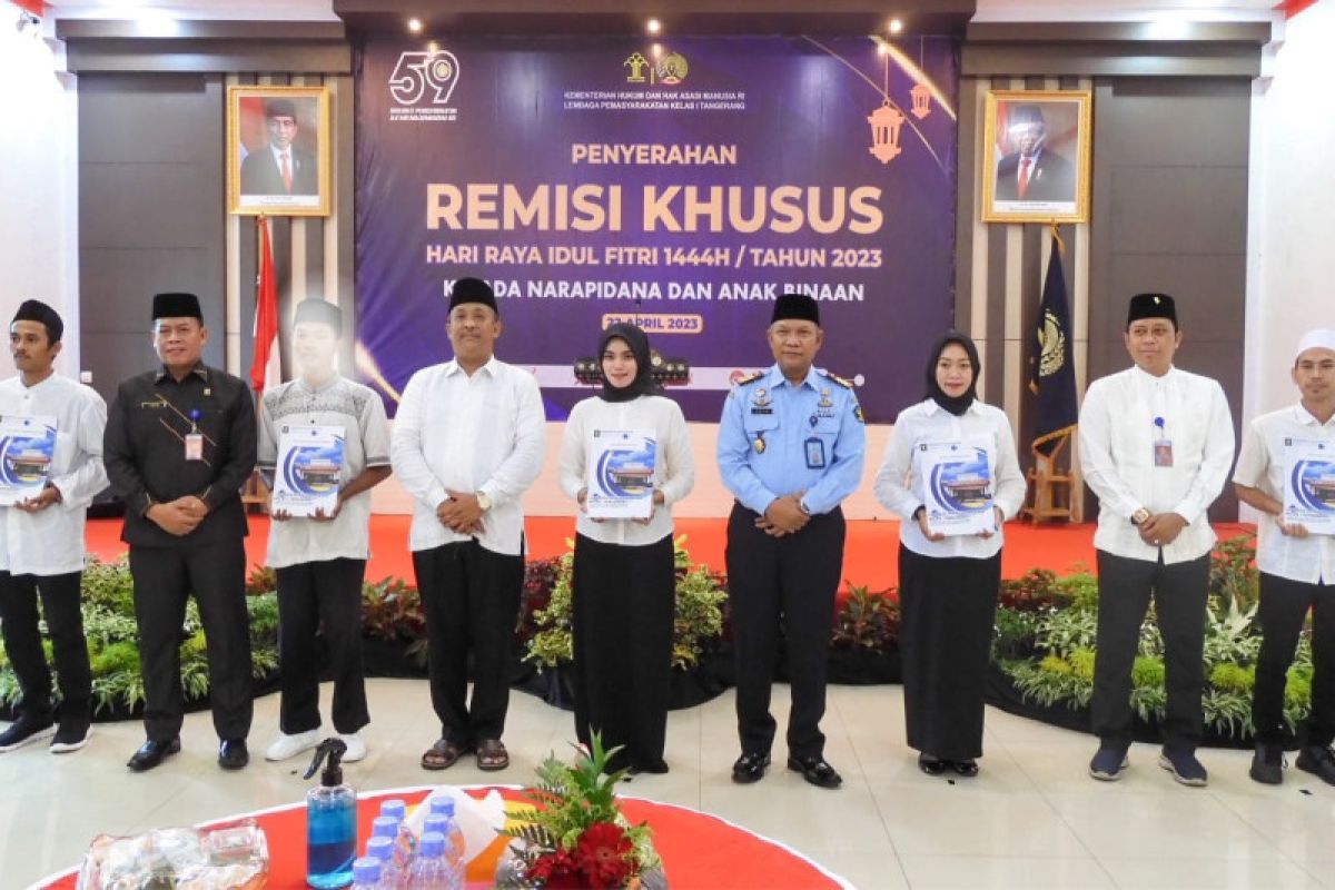 LEBARAN 2023 - 6.358 Narapidana di Banten Dapat Remisi Khusus Idul Fitri, 42 Langsung Bebas