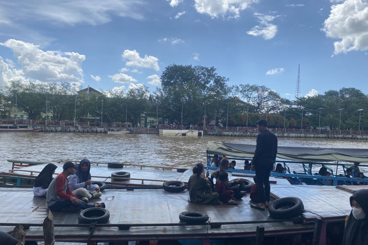 Wisatawan klotok Banjarmasin meningkat saat lebaran