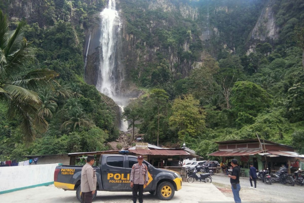 Polisi amankan objek wisata Sigura-gura Asahan