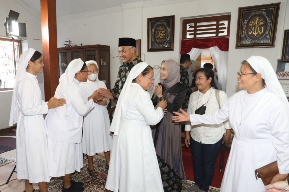 Biarawati dan difabel ramaikan  griya Gubernur Ganjar Pranowo