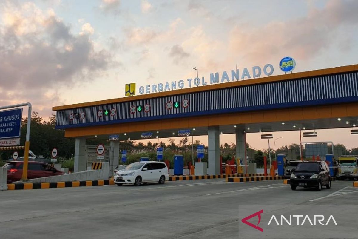 PT JTO: 5.685 kendaraan masuk tol Manado-Bitung saat Idul Fitri