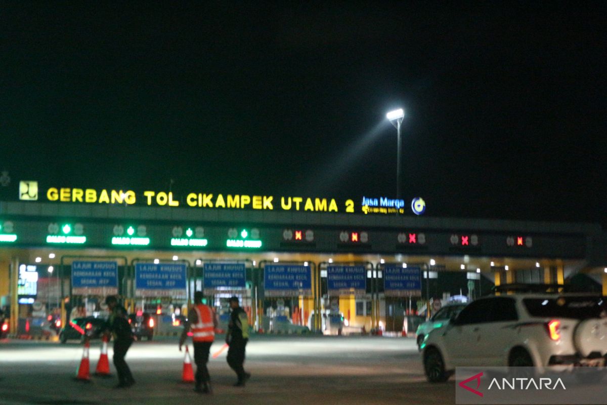 H2 Idul Fitri, GT Cikampek Utama didominasi pemudik tinggalkan Jakarta