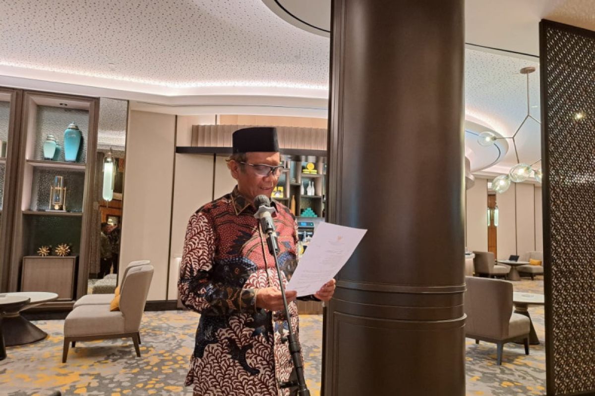 Mahfud MD tanggapi pernyataan Presiden Jokowi soal cawapres