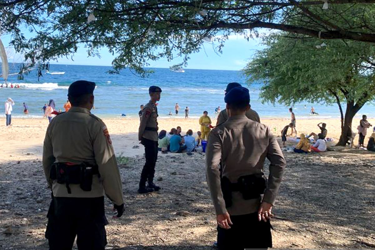 Polisi lakukan pengawasan objek wisata di Gorontalo