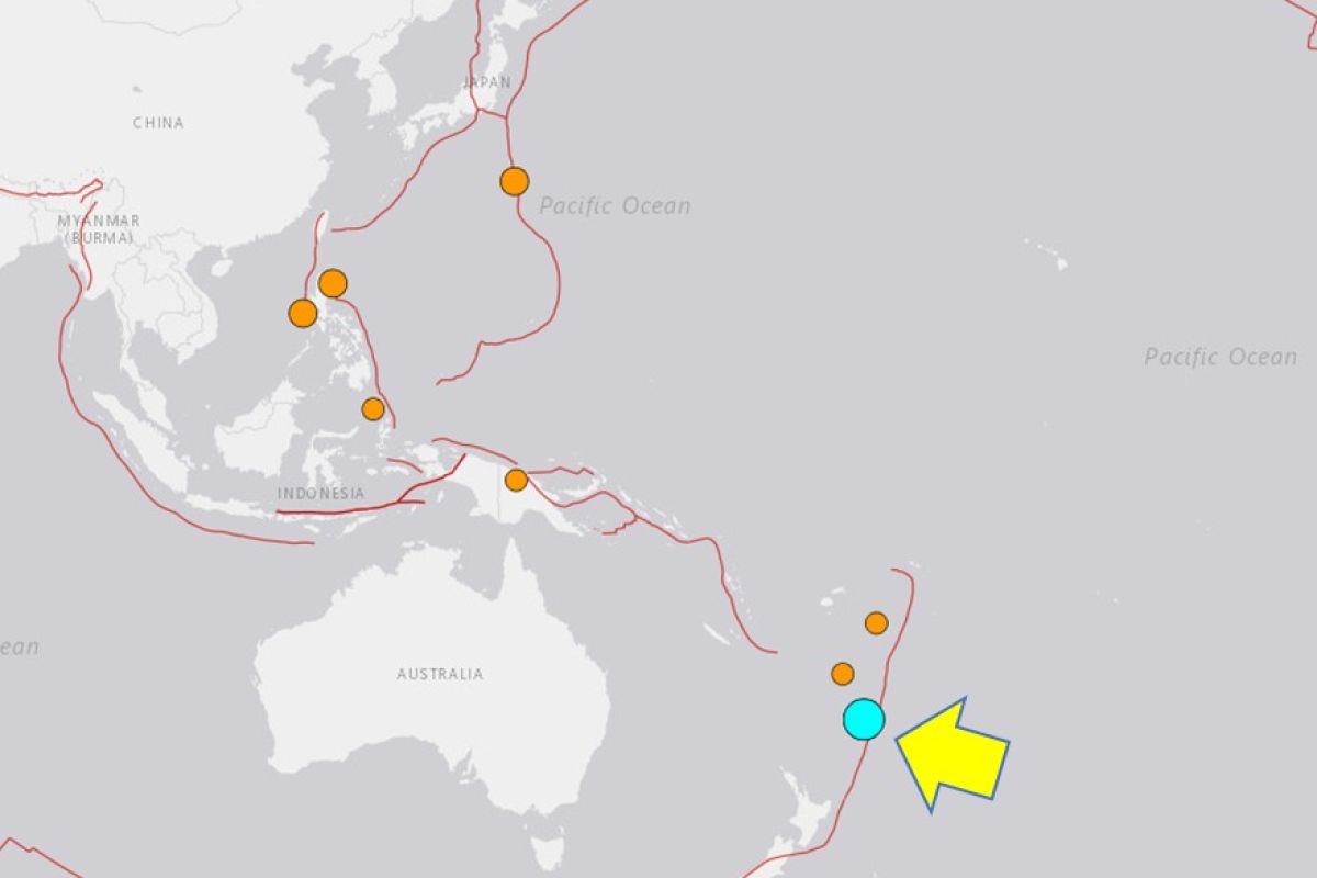 Gempa bermagnitudo 6,0 guncang Selandia Baru