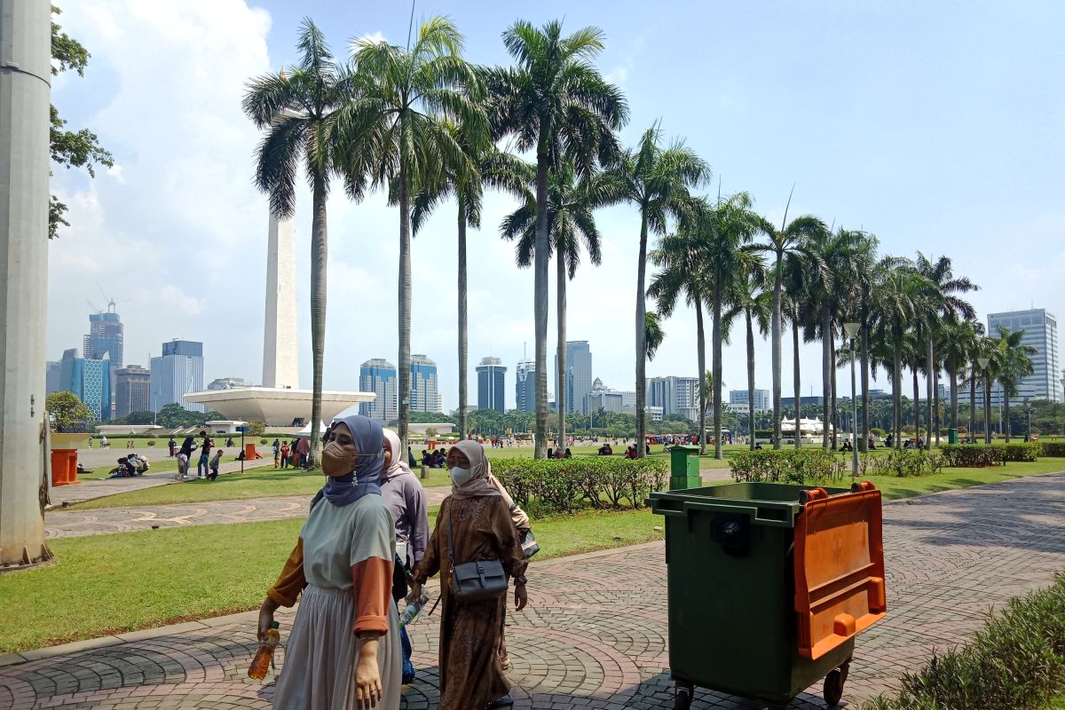 Pihak Monas siapkan 170 tempat sampah dan empat toilet bus di Monas