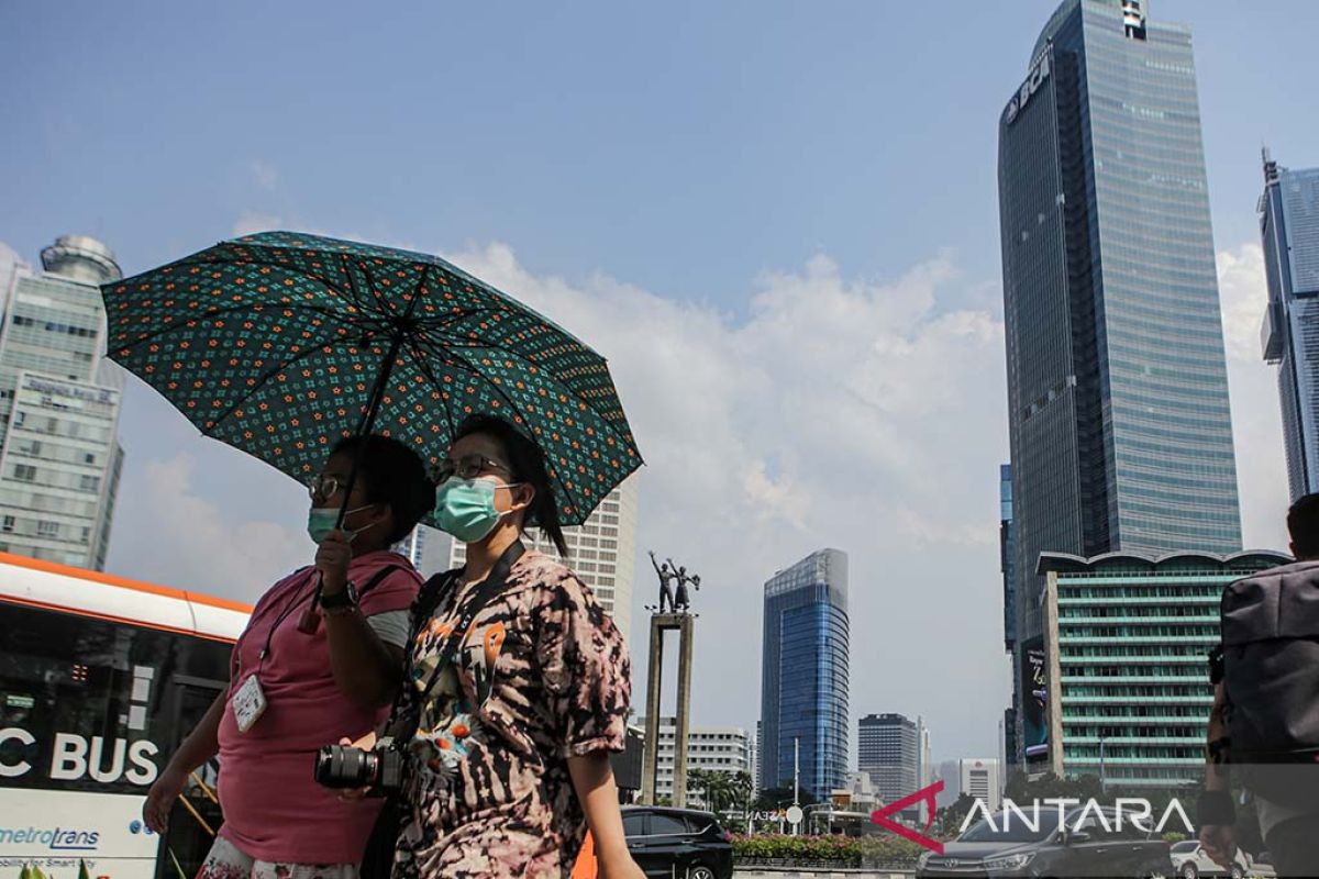Fenomena suhu panas di Indonesia mulai turun