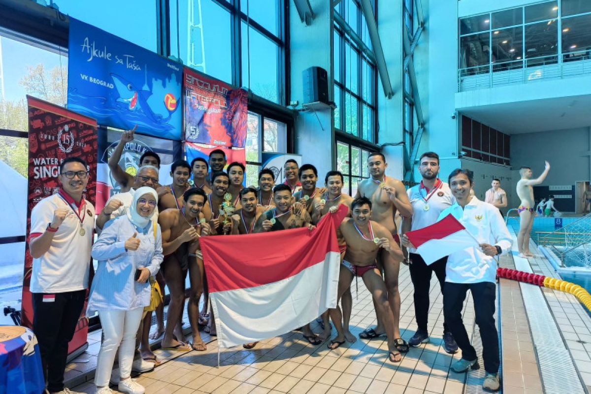 Persiapan SEA Games 2023, tim Polo air putra juara di Serbia