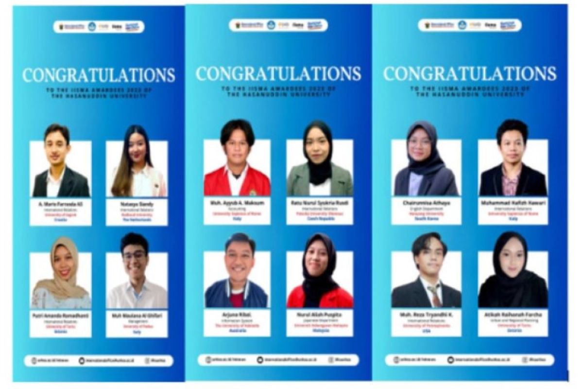 Twelve Excellent Students from Hasanuddin University Have Been Selected to Study Abroad as the IISMA 2023 Awardees