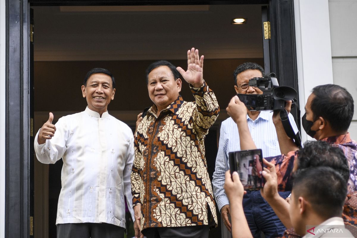 Prabowo Subianto terima kunjungan Wiranto