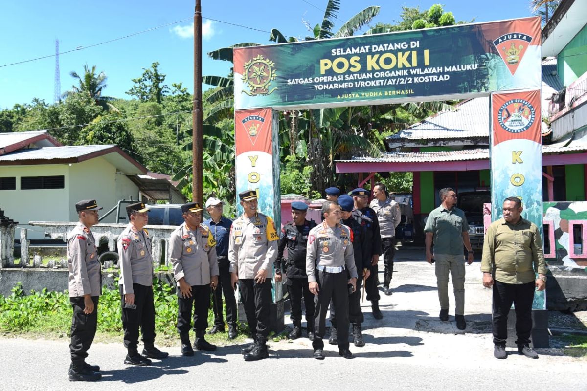 Kapolda Maluku pantau situasi Kamtibmas di Leihitu Pasca Lebaran