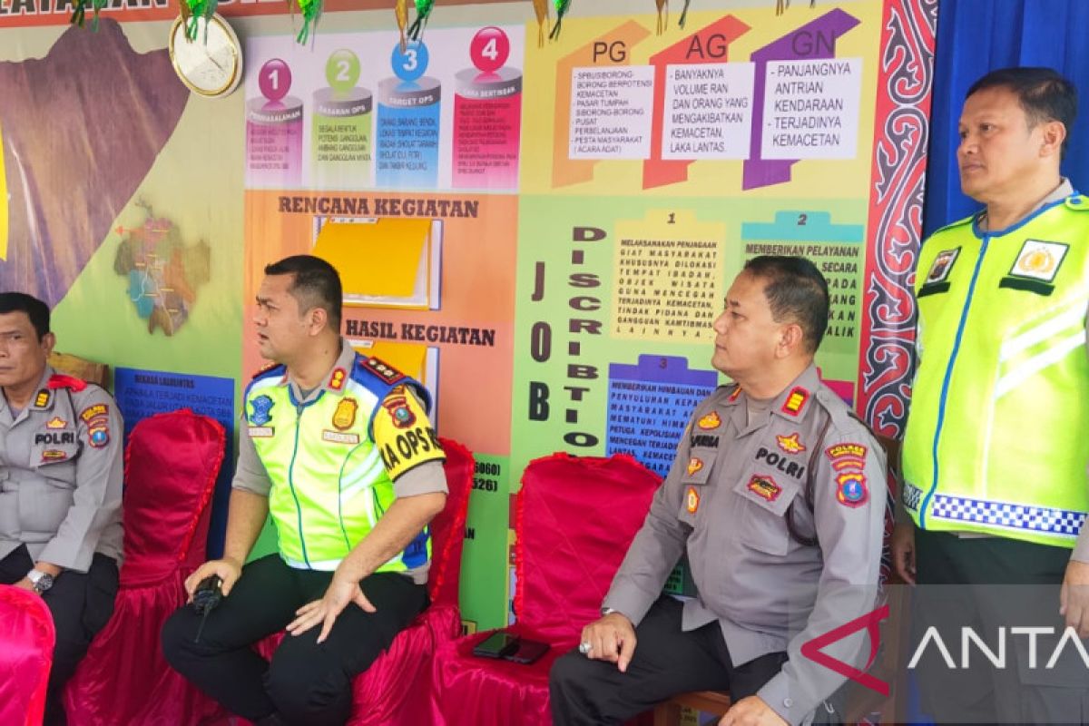 Kapolres Taput motivasi personel Pos Pam Operasi Ketupat 2023
