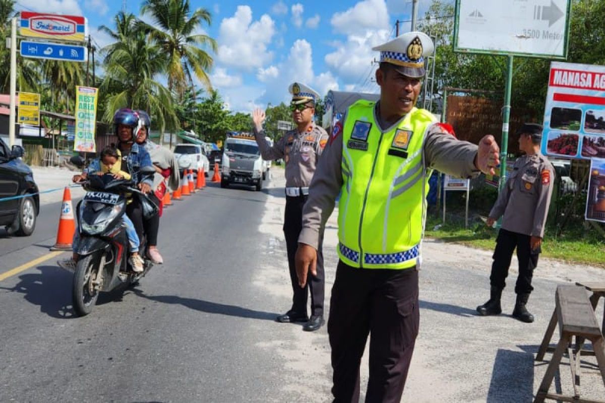 Satlantas Polresta Palangka Raya antisipasi arus balik mudik Lebaran 2023