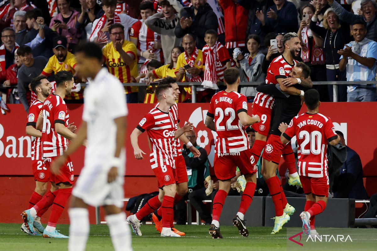 Hasil lengkap Liga Spanyol: Girona menang 2-0 di kandang Sevilla, Madrid kalahkan Almeria 4-2