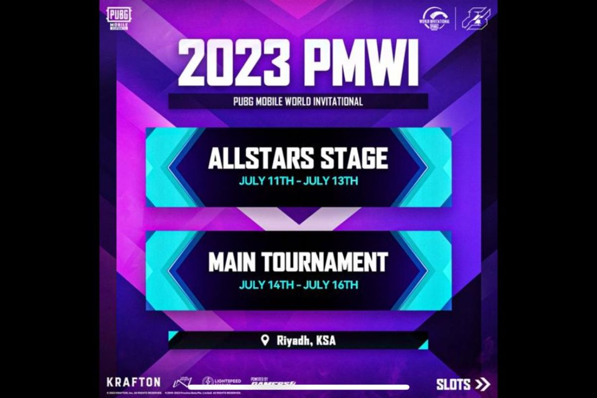 Berikut detail format dan slot  Riyadh PUBG Mobile World Invitational 2023 di Riyadh