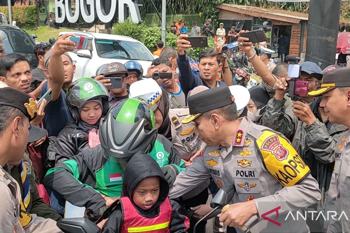 Polda Jabar cek jalur wisata di Bogor