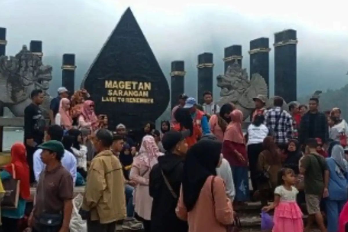 Pengunjung Telaga Sarangan tembus 70.000 orang saat libur Lebaran