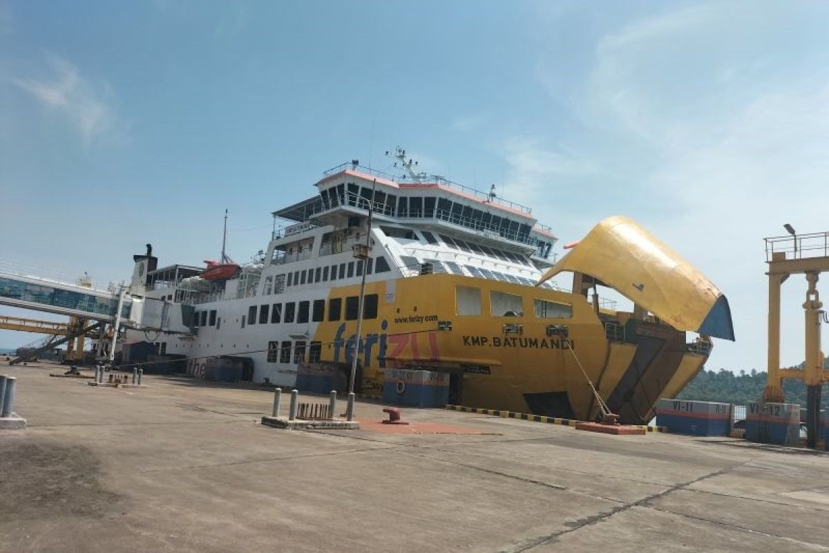 ASDP sebut penumpang yang menggunakan feri dari Sumatera ke Jawa naik 10 persen