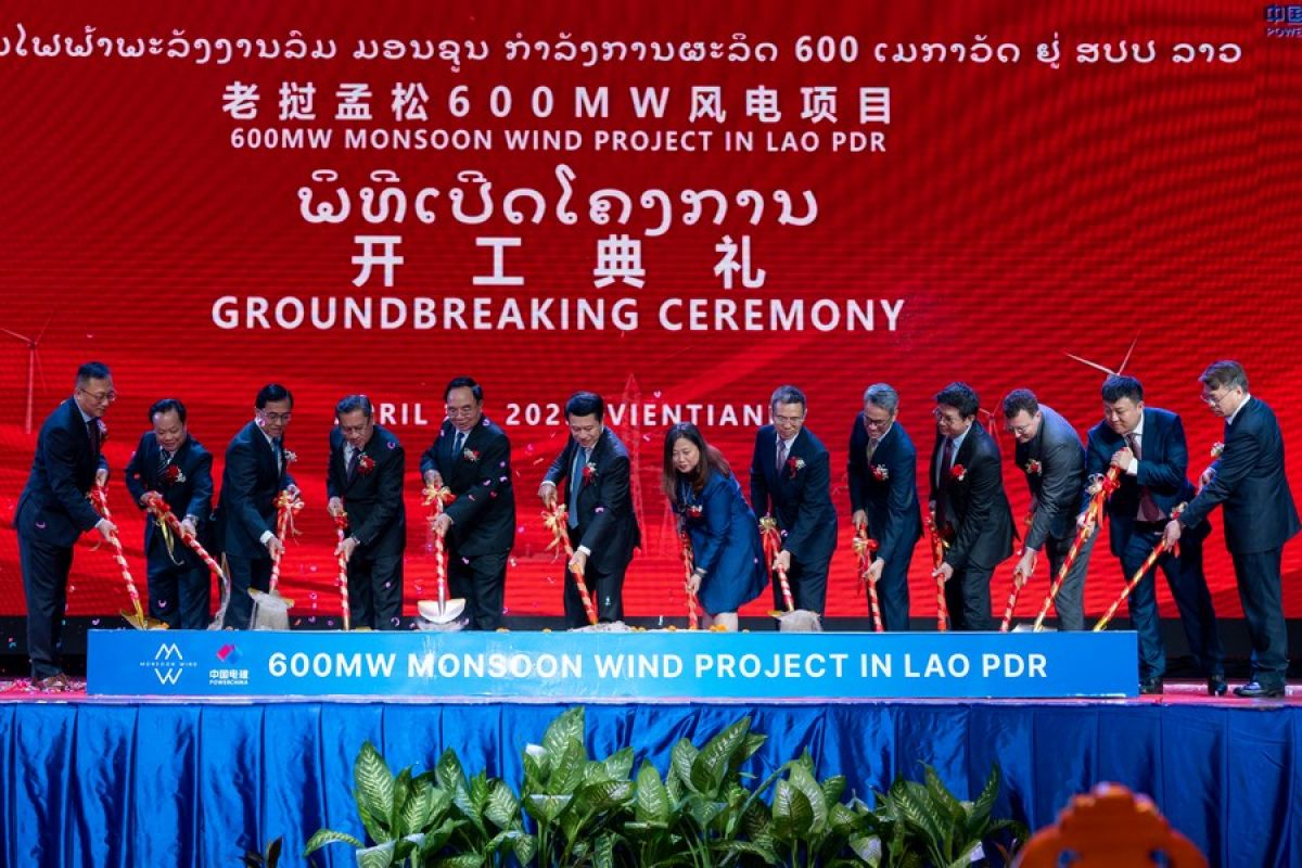 PowerChina akan bangun proyek tenaga bayu pertama di Laos