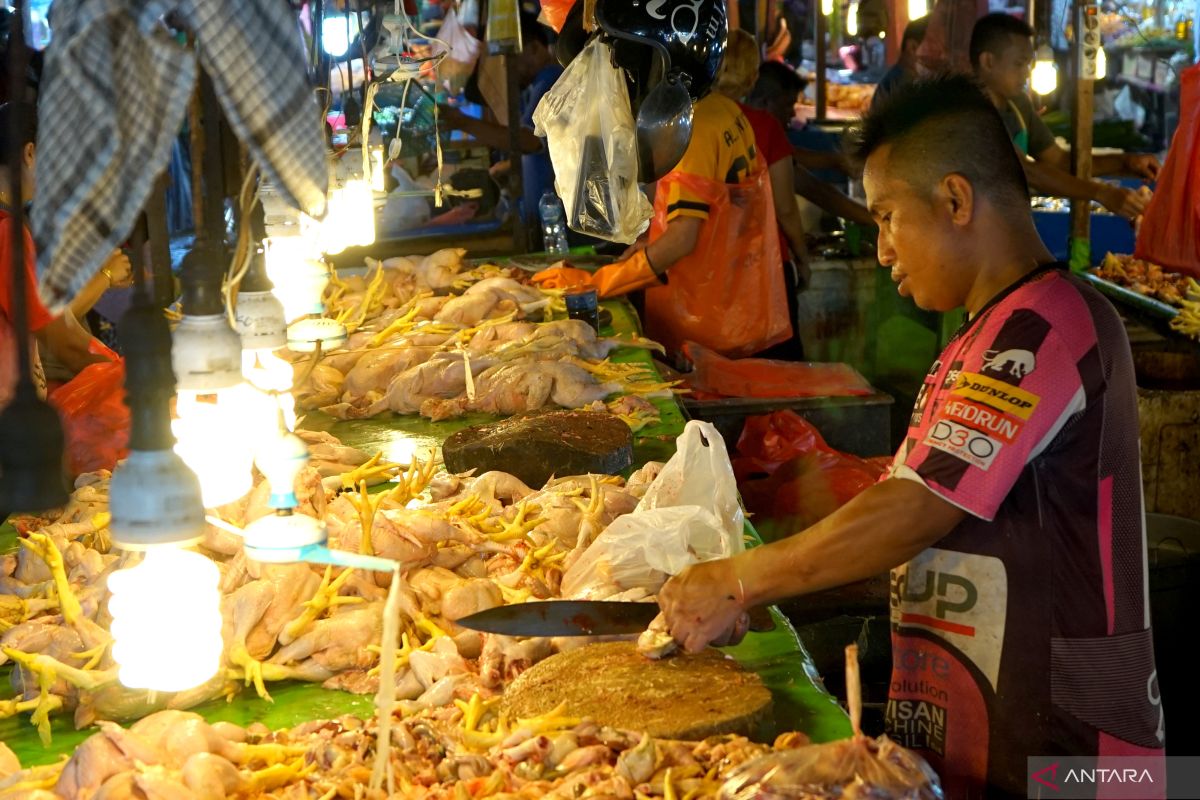 Harga daging ayam potong naik di Gorontalo jelang lebaran ketupat