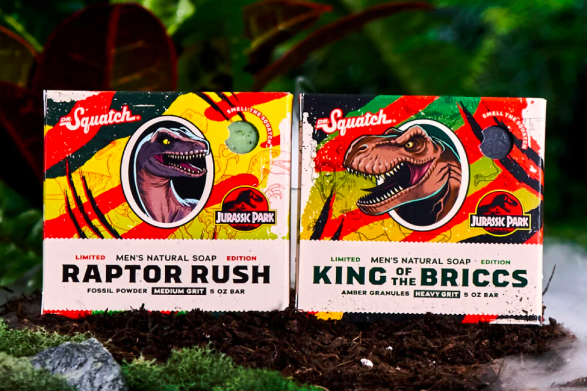 Dr. Squatch Jurassic Park Limited Edition Soap - King of the Briccs Heavy  Grit