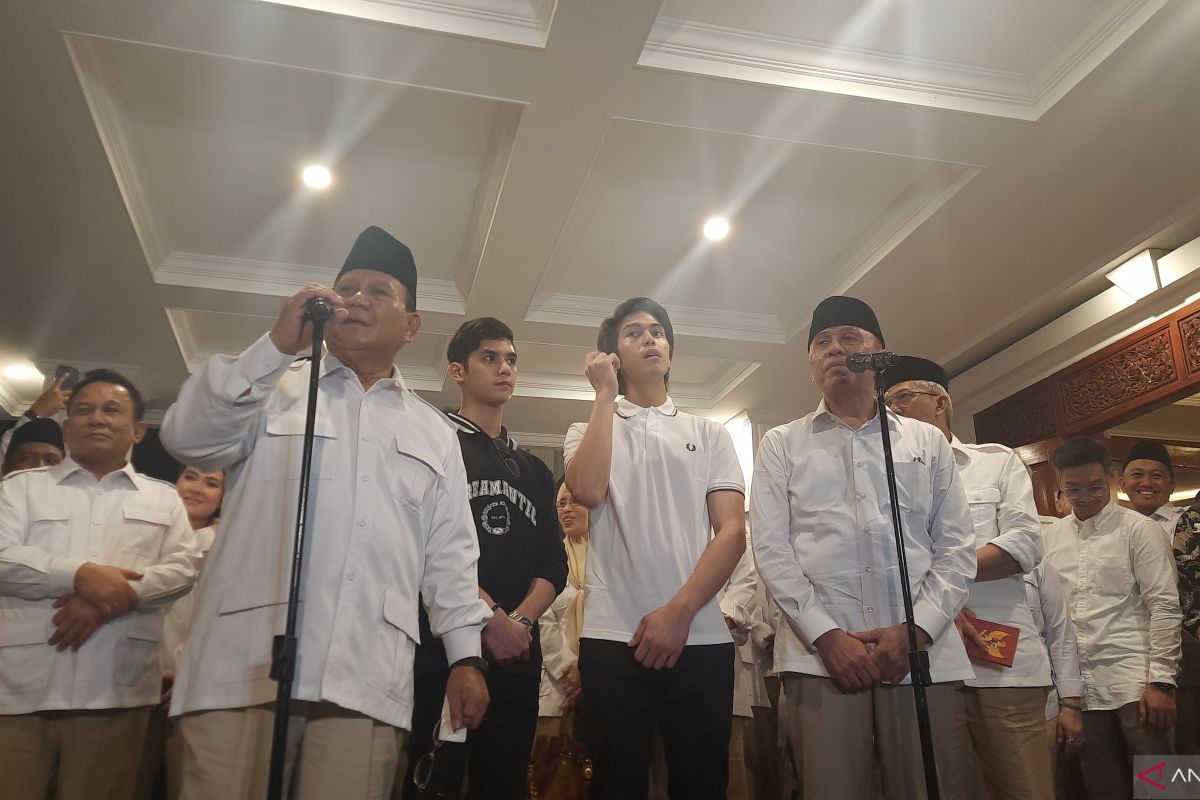 Al Ghazali dan El gabung Gerindra, Prabowo: Kami dapat bantuan kekuatan anak muda milenial
