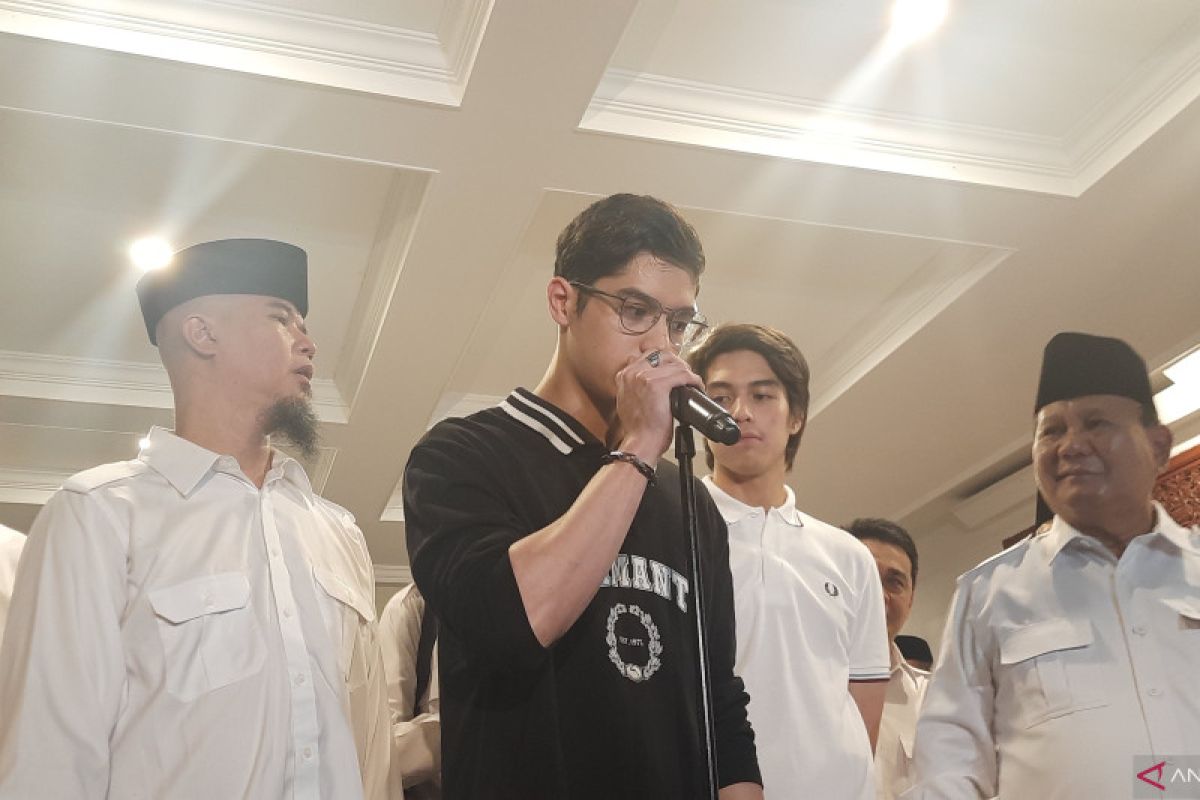 Anak Ahmad Dhani, Al Ghazali dukung Prabowo sebagai bakal Capres