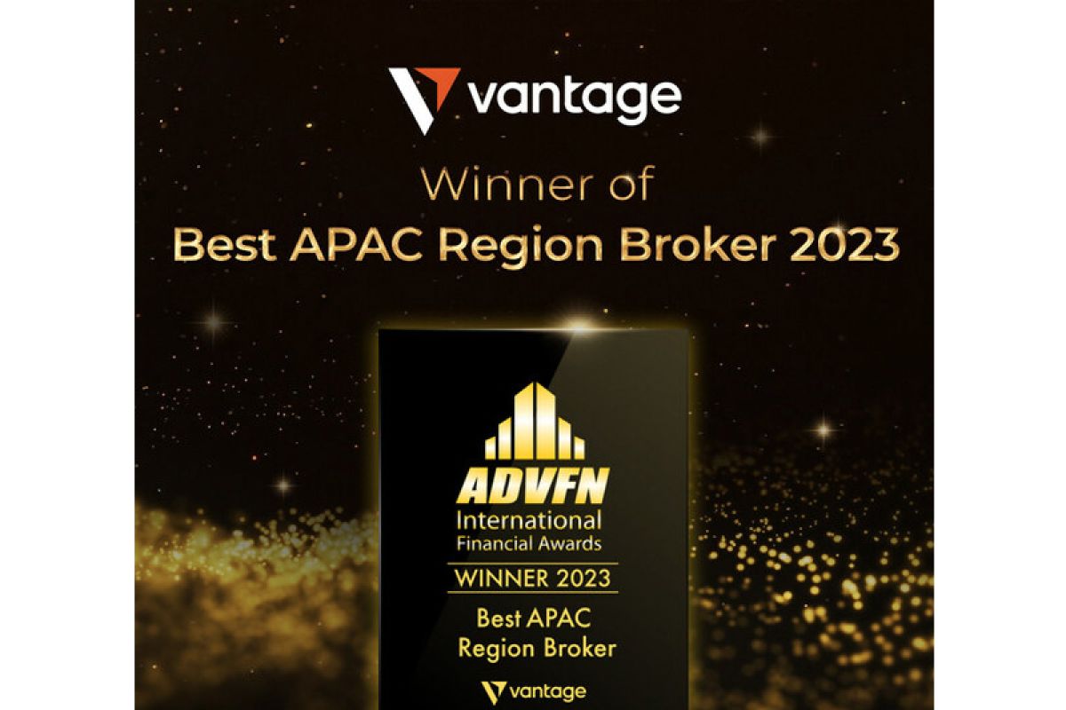 Vantage raih gelar "Best APAC Region Broker" di ADVFN International Awards 2023