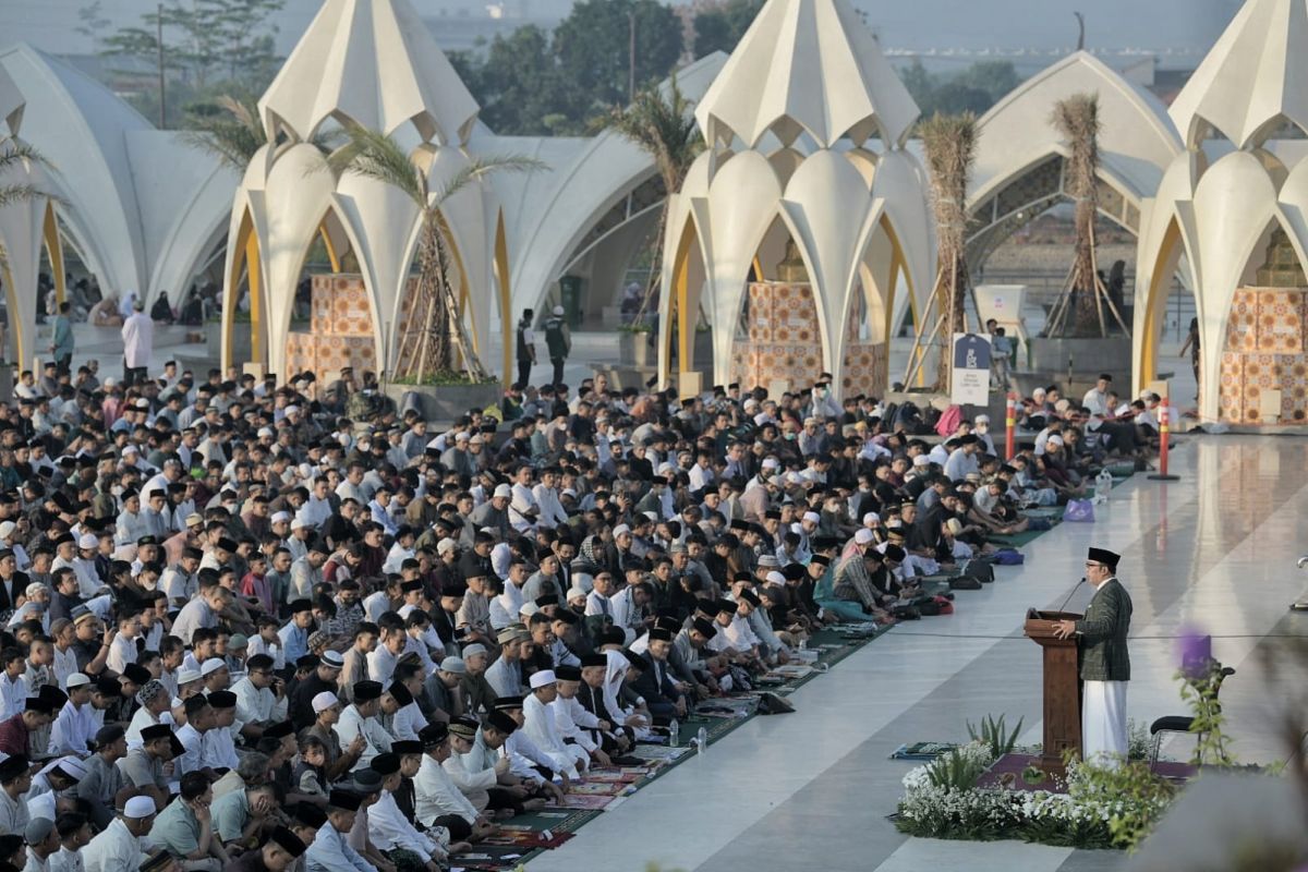 124.758 orang kunjungi Masjid Al Jabbar Bandung selama libur Lebaran