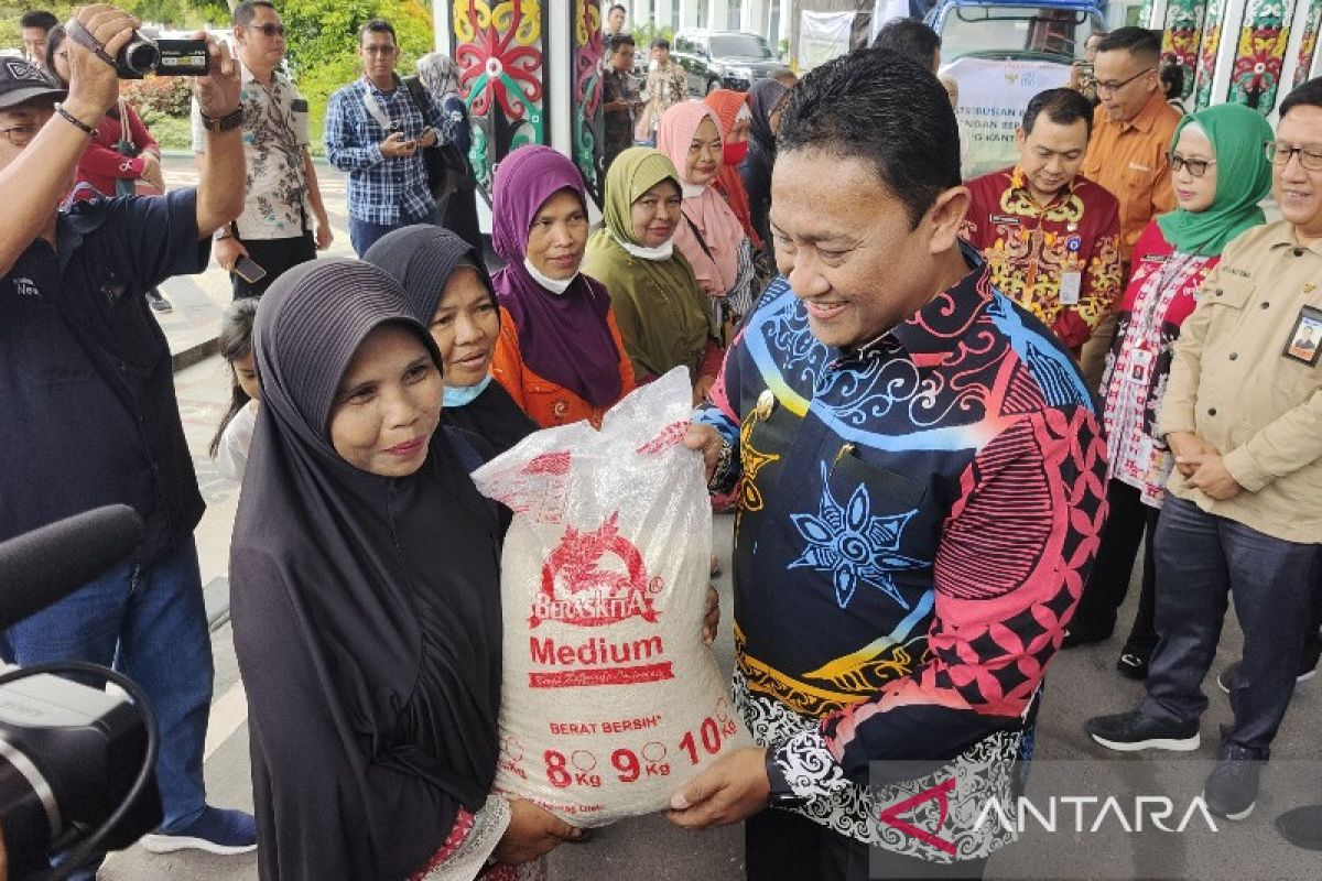 Penyaluran cadangan beras pemerintah di Kalteng capai 100 persen