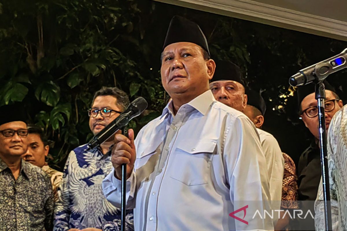 Prabowo sebut wacana koalisi besar ikuti perkembangan
