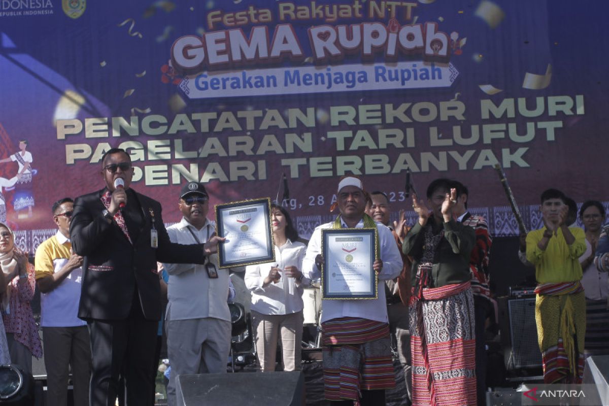 Tarian Lufut asal NTT tercatat dalam Rekor MURI