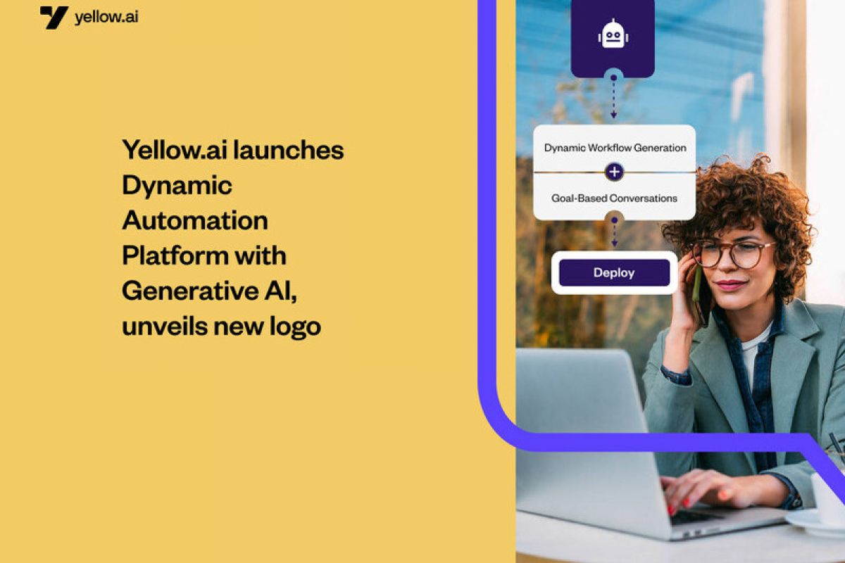 Yellow.ai meluncurkan Platform Otomatisasi Dinamis (DAP) dengan AI Generatif, memperkenalkan logo baru