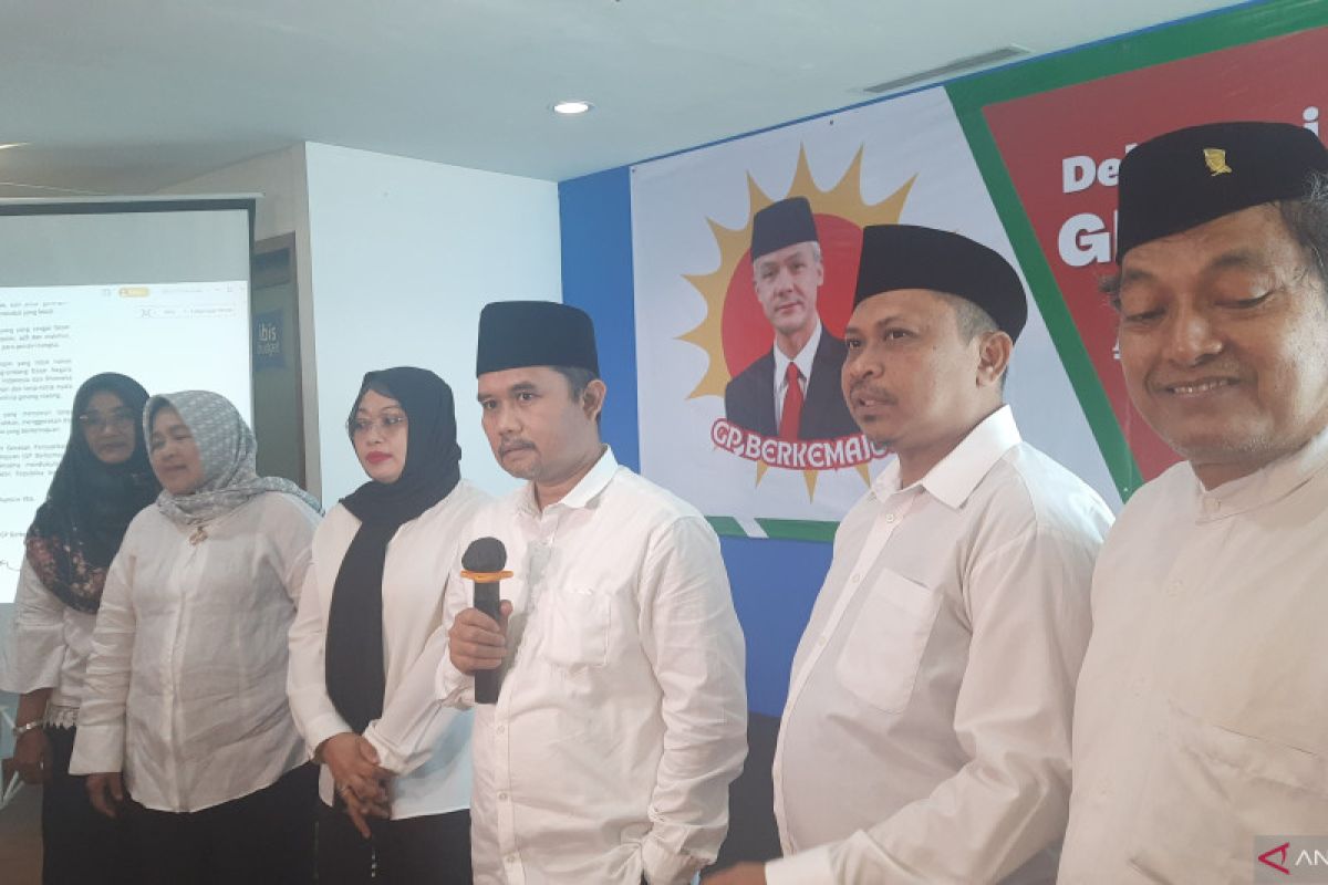 Relawan Ganjar Pranowo menyerahkan keputusan bakal cawapres ke parpol