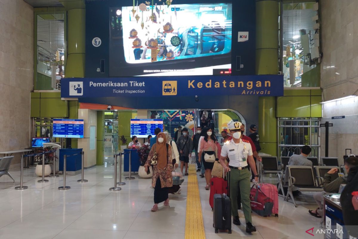 Jumlah pemilir di Stasiun Gambir meningkat 4,7 persen