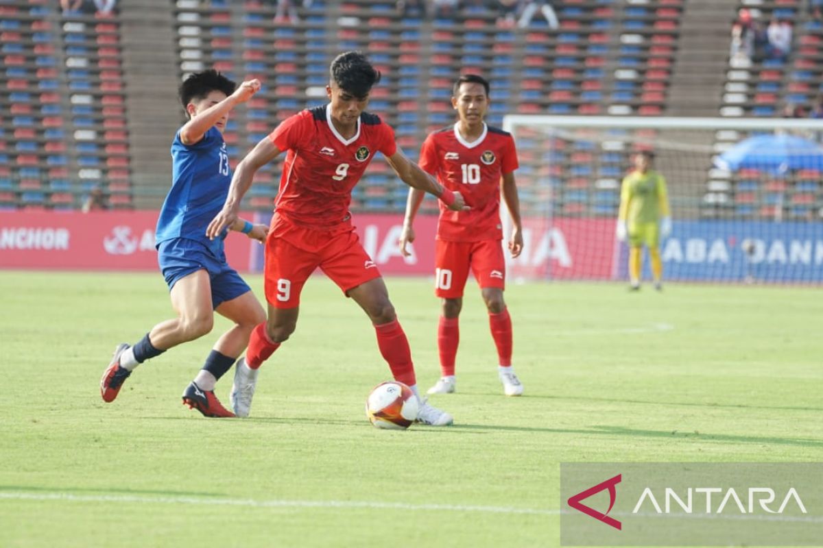 SEA Games 2023: Indonesia unggul 1-0 atas Filipina pada babak pertama